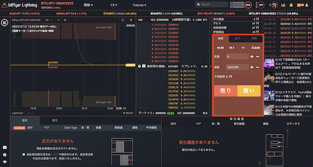 bitFlyer ビットフライヤー Lightning Futures